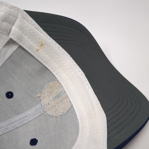 HUK Snapback Trucker Hat Blue One Size Adjustable Lightweight Mesh Back 6 Panel - Picture 8 of 9